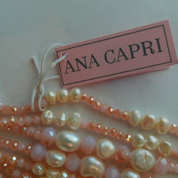 Ana Capri Freshwater Pearl Natural Stone Bracelet (351) - Picture 2 of 9